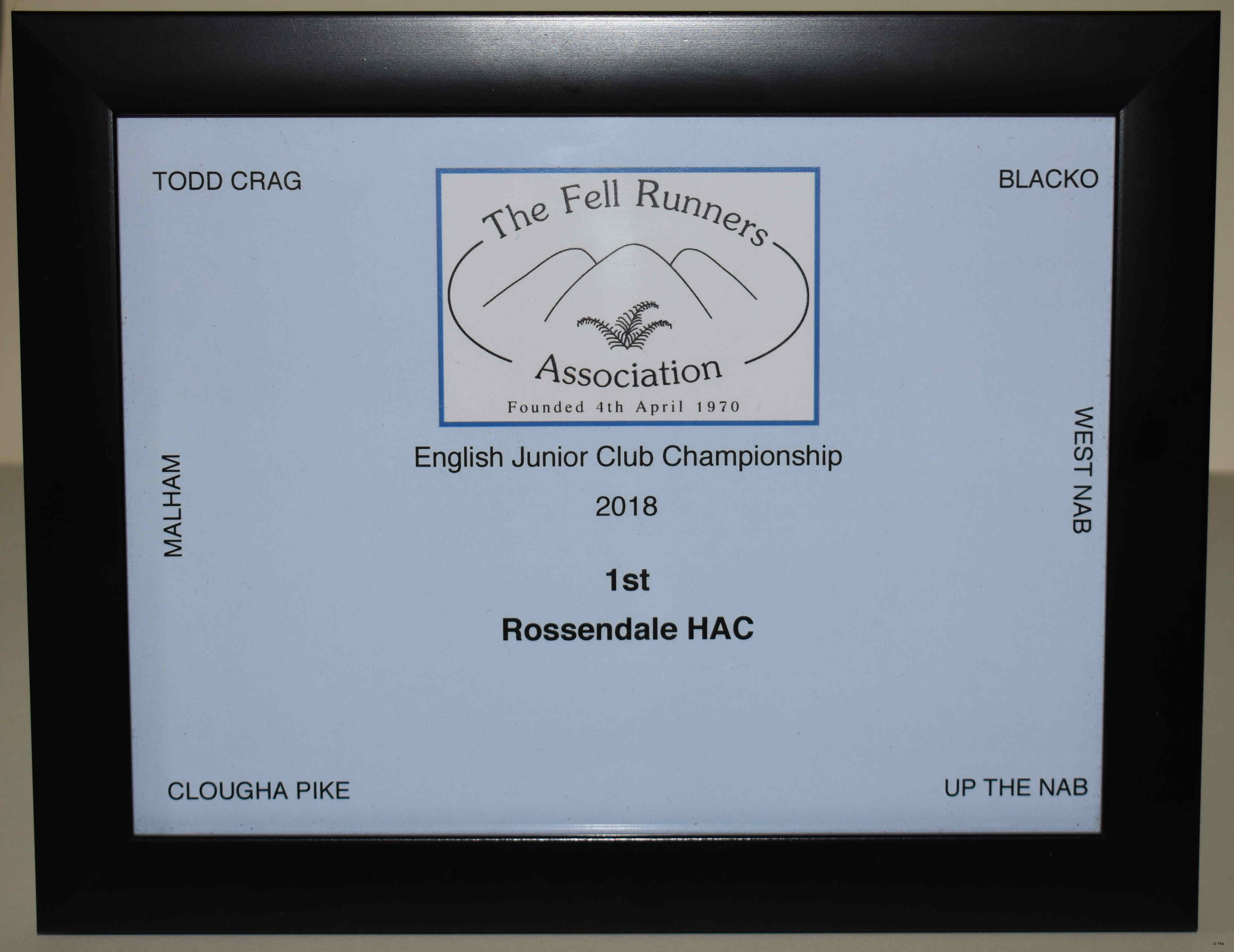 Club Championship Certificate